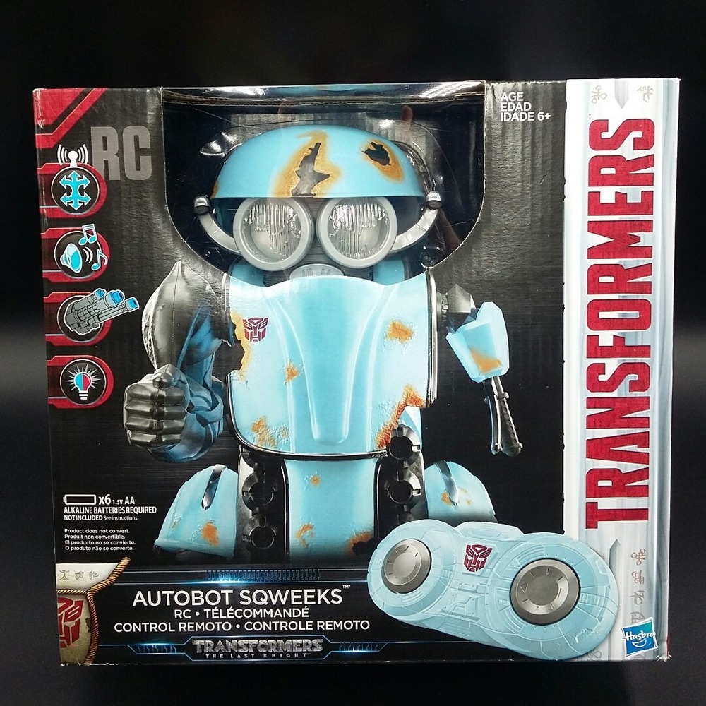 Hasbro Transformers The Last Knight Remote Control Autobot Sqweeks New 2016